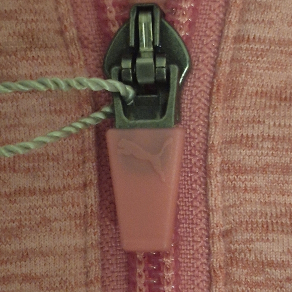 Puma Pink Athletic Vest with Mock Neck - Picture 7 of 12